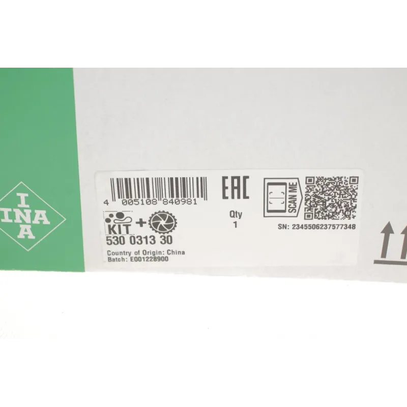 Комплект ГРМ з помпою INA 530 0313 30 для Honda Civic VI 1.4/1.5 16V (MB, MC) 1998-2001, 103 зубців, 24 мм