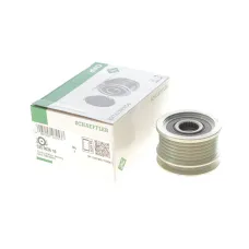 Шків генератора INA 535003610 для Audi A4 B5/B6/B7, A6 C5 1.6/1.8T/2.0FSI 2000-2009, 6 канавок