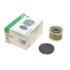 Шків генератора INA 535 0075 10 для BMW 1 (E81/E87), 3 (E46/E90), 5 (E60) X3 (E83) 2001-2011, 6 канавок