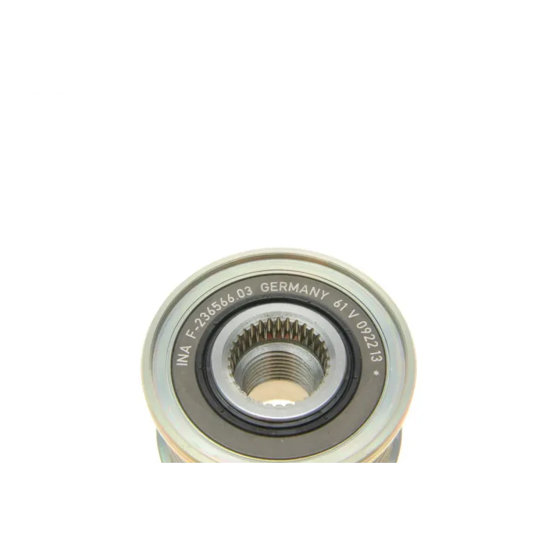 Шків генератора INA 535 0075 10 для BMW 1 (E81/E87), 3 (E46/E90), 5 (E60) X3 (E83) 2001-2011, 6 канавок