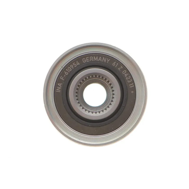 Шків генератора INA 535 0361 10 для Ford Transit Courier/Focus III-IV 1.0 EcoBoost, 6 канавок, 9 мм