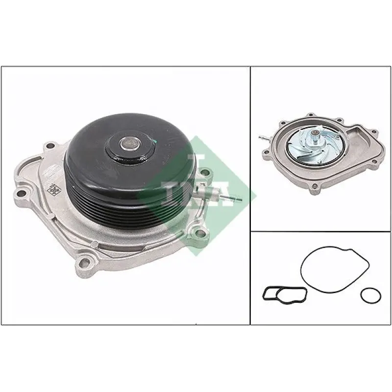 Насос водяний INA 538080410 для Mercedes-Benz C-Class W204/S204, E-Class W212, Vito W447 (OM651) 2008-