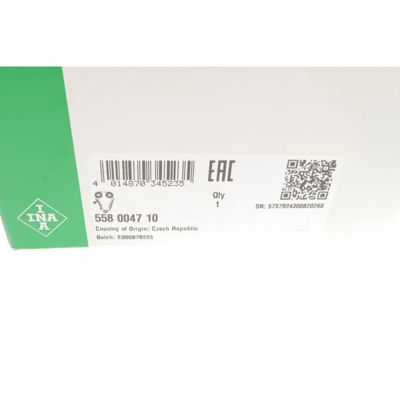 Комплект ланцюга приводу масляного насосу INA 558 0047 10 для BMW 5 (E60) 7 (E65) X5 (E53) 2003-2010
