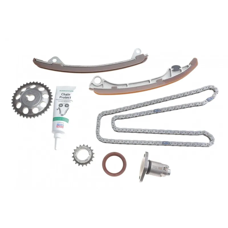 Комплект ланцюга ГРМ Toyota Corolla 1.8 VVTL-i 01-07, (ланцюг INA)