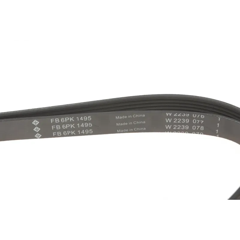 Ремінь генератора INA FB 6PK1495 для Citroen Xantia 3.0 V6 1997-2003, Mitsubishi L200 2.5 DI-D 2005-2015, довжина 1495 мм