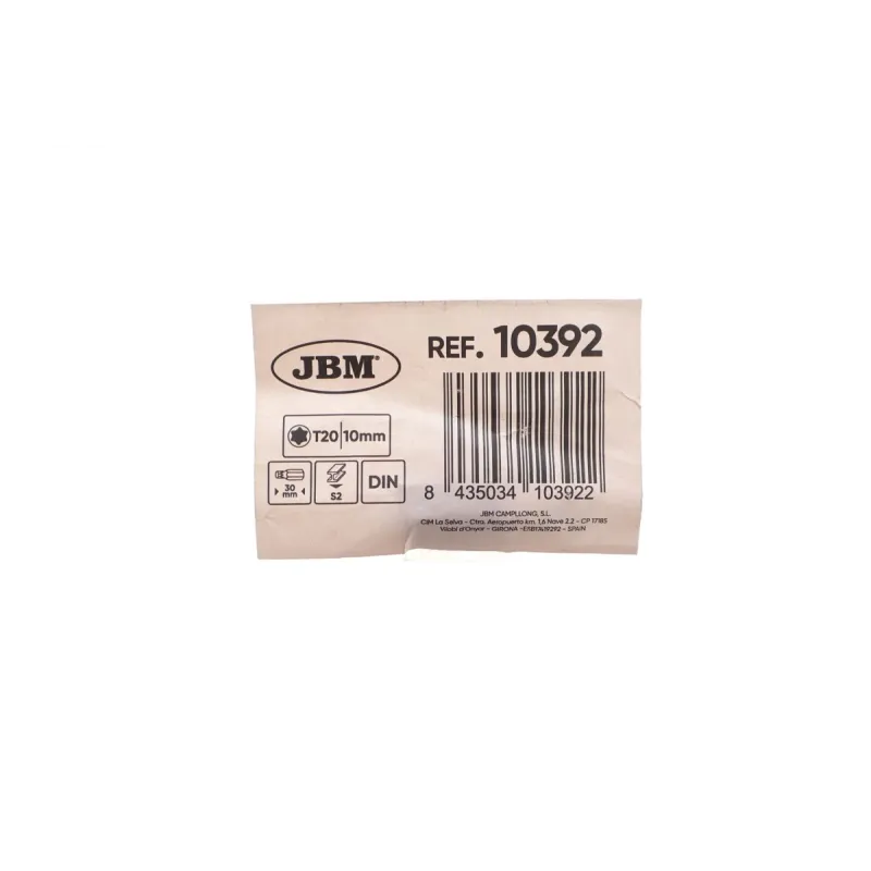 Біта Torx T20 M10 JBM 10392