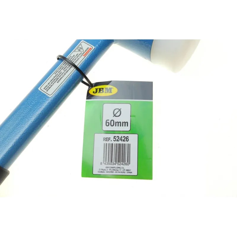 Молоток рихтувальний нейлоновий JBM 52426 d=60mm, 1.5 кг
