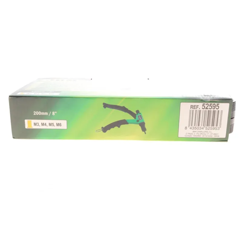 Заклепник компактний JBM 52595 для гайок M3/M4/M5/M6, 200mm/8