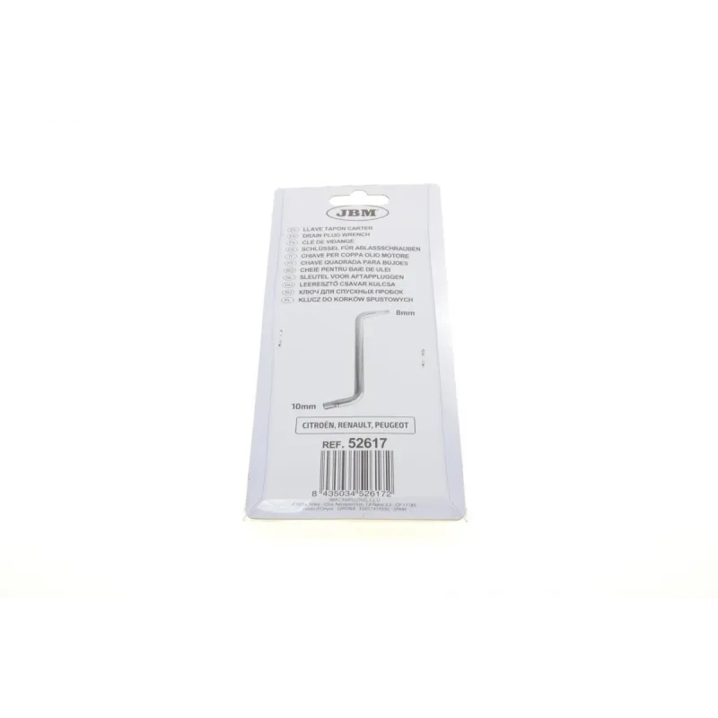 Ключ для зняття пробок спускових Citroen/Peugeot/Renault (8-10mm)