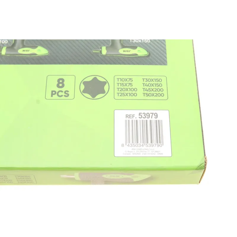 Набір викруток (8шт) (Torx з L-подібною рукояткою)