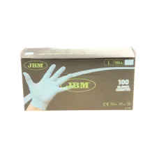 Рукавички нітрилові JBM 53985 (L) 100 шт. 3,5 mil блакитні