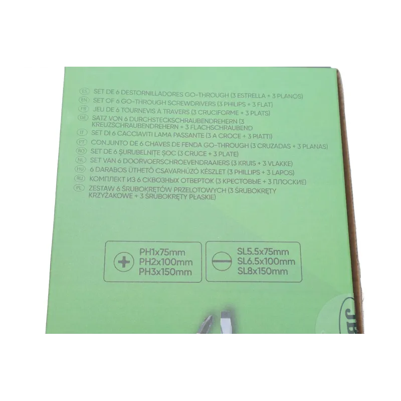 Набір ударних викруток SL, PH 6 од. JBM 54071