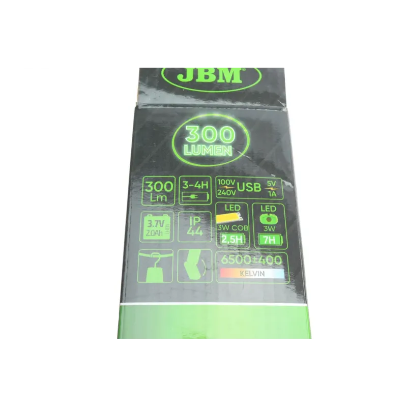 Ліхтар портативний JBM 54122 з магнітною вставкою 300Lm
