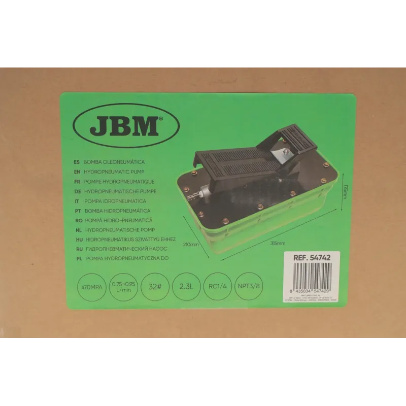 Гідропневматичний насос на 2.3 л для 54741 JBM