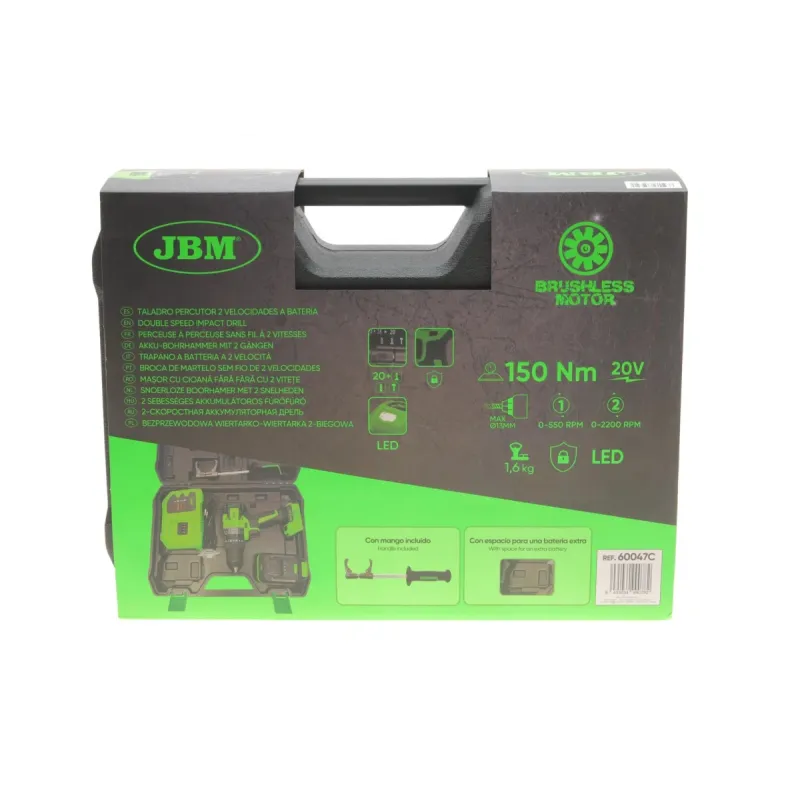 Дриль ударний акумуляторний JBM 60047C