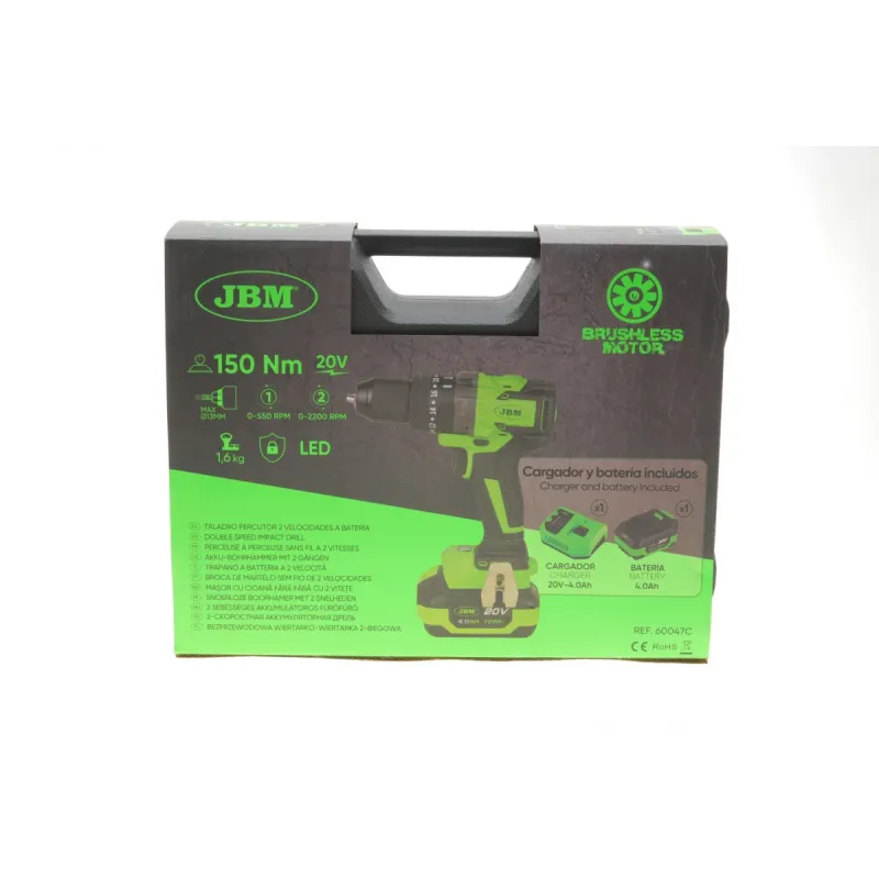 Дриль ударний акумуляторний JBM 60047C