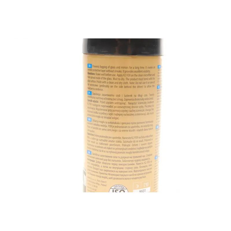 Засіб проти запотівання скла K2 Fox 150ml, артикул K631