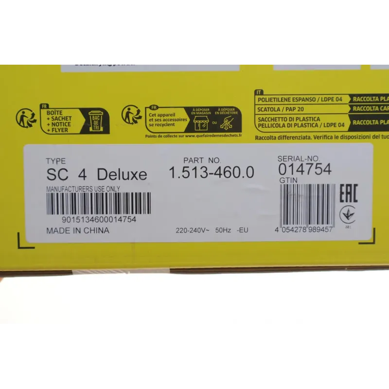Пароочисник KAERCHER SC 4 Deluxe 1.513-460.0