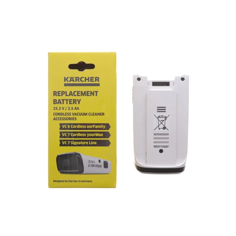 Акумулятор для пилососа KAERCHER 2.863-361.0 VC 6/7 Cordless