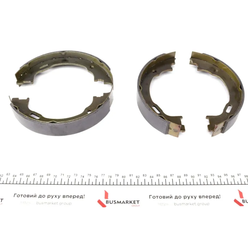 Колодки ручника KAMPOL K-783 для Mercedes-Benz M-Class W163, Chrysler 300C 183x31 мм