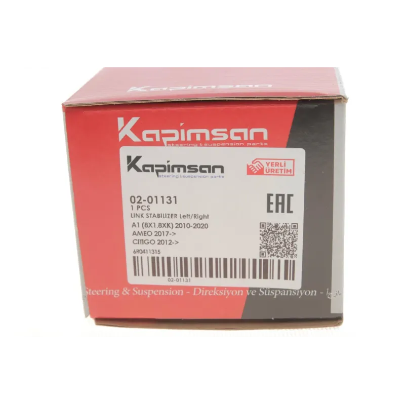 Тяга стабілізатора переднього KAPIMSAN 02-01131 для Skoda Fabia, VW Polo, Audi A1
