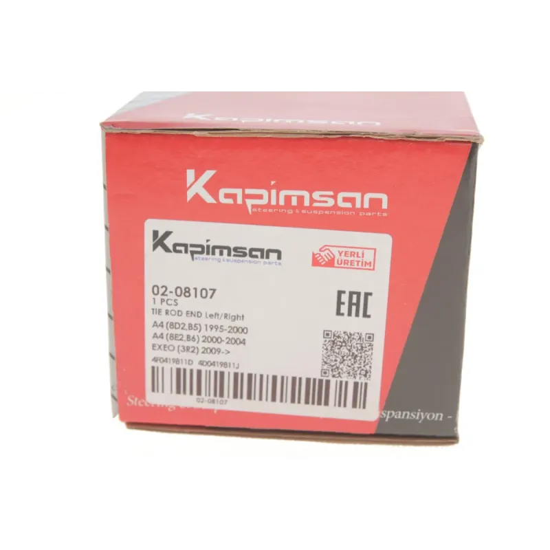 Наконечник рульової тяги KAPIMSAN 02-08107 для Audi A4 B5 1994-2001, A6 C5 1997-2005