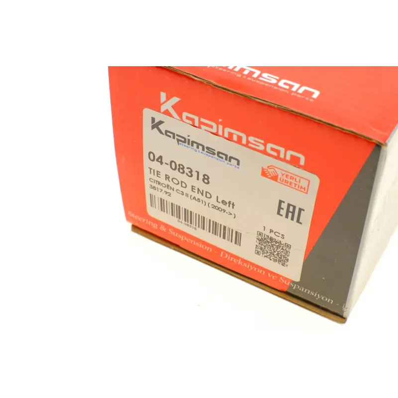 Наконечник рульової тяги лівий KAPIMSAN 04-08318 для Citroen C3/DS 2009-