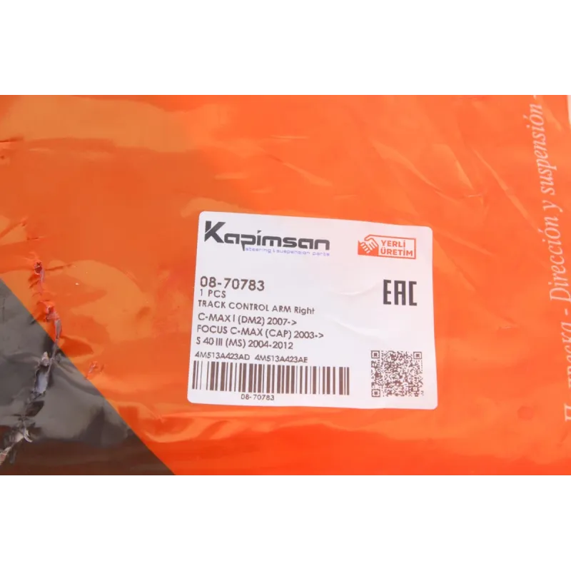 Важіль підвіски KAPIMSAN 08-70783 (передній/знизу, R) для Ford Focus II, C-Max, Volvo C30