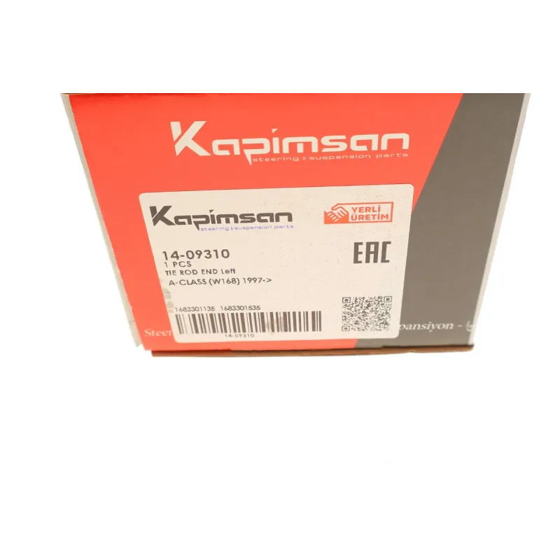 Наконечник рульової тяги лівий KAPIMSAN 14-09310 для Mercedes-Benz A-Class W168 1997-2004