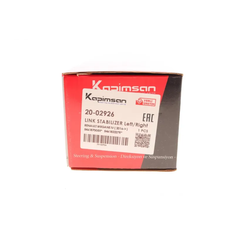 Тяга стабілізатора переднього KAPIMSAN 20-02926 для Renault Megane IV/Scenic IV 2015-, L=274mm