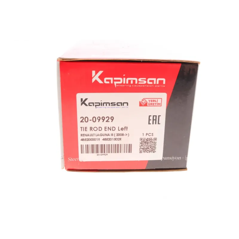 Наконечник рульової тяги лівий KAPIMSAN 20-09929 для Renault Laguna III 1.5-3.5 2007-2015 (L=240mm)