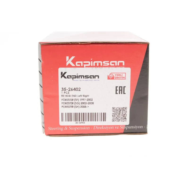 Наконечник рульової тяги KAPIMSAN 35-26402 для Subaru Forester SF/SG, Impreza GC/GD, Legacy