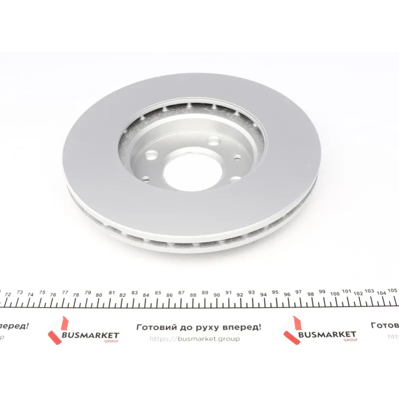 Диск гальмівний передній KAVO PARTS BR-3273-C для Kia Rio III / Hyundai Accent 2011-, 256x22 мм
