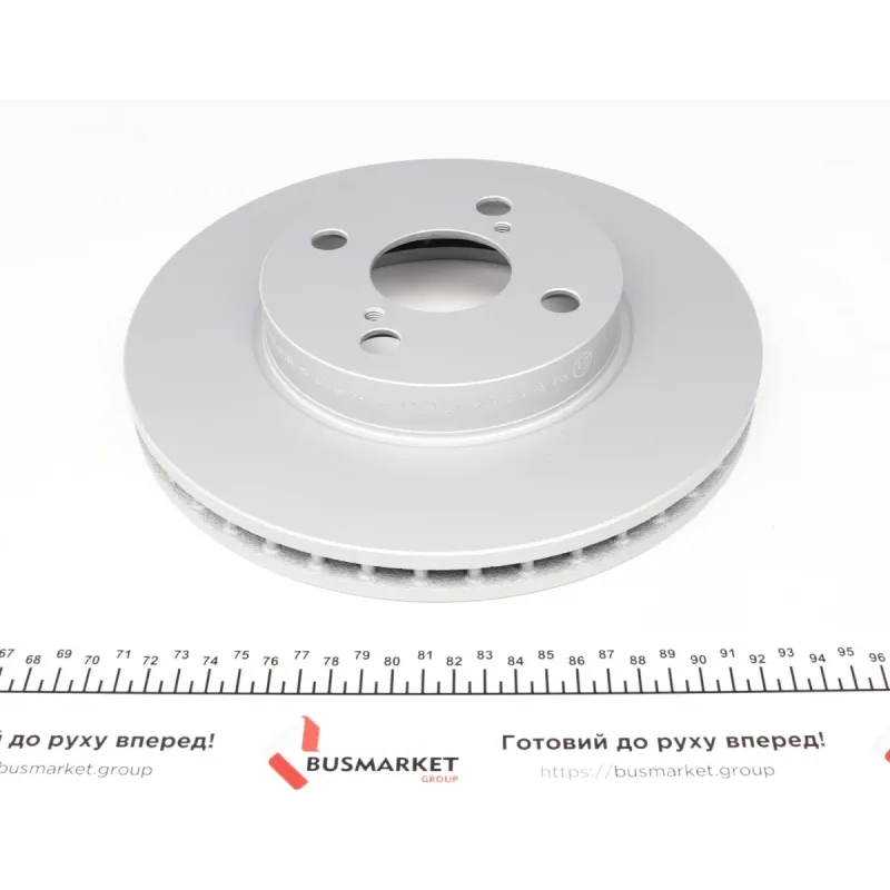Диск гальмівний передній KAVO PARTS BR-9417-C для Toyota Corolla Altis 2002-2007, 255x25 мм