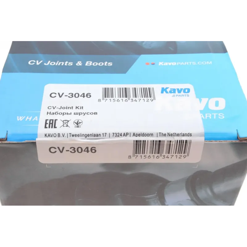 ШРКШ зовнішній KAVO PARTS CV-3046 для Hyundai i30 CW (GD) 2012-2016, 22x27z, ABS 46z