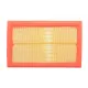 Фільтр повітряний KAVO PARTS FAF-10656 для Mercedes-Benz C-Class W205/E-Class W212/GLC X253/SLC R172 1.6/2.0 M274 2014- 276x177x44 мм