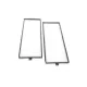 Фільтр салону KAVO PARTS HC-8205 для Hyundai Accent II, Getz 1.3-1.6i/1.5CRDi 1999-2009, 255x100x12 мм