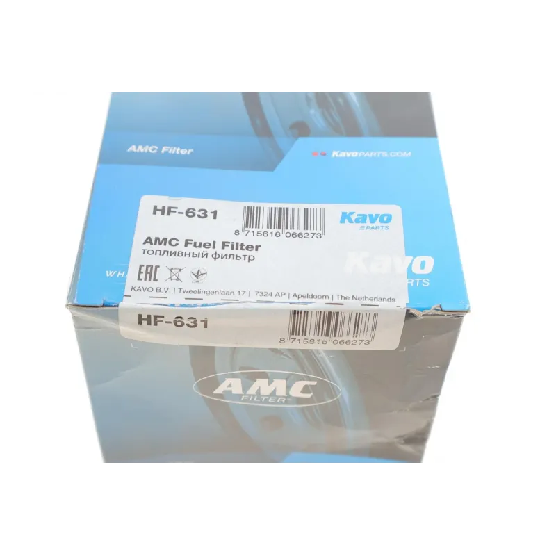 Фільтр паливний KAVO PARTS HF-631 для Hyundai Matrix 1.6-1.8 2001-2010, 82x142 мм
