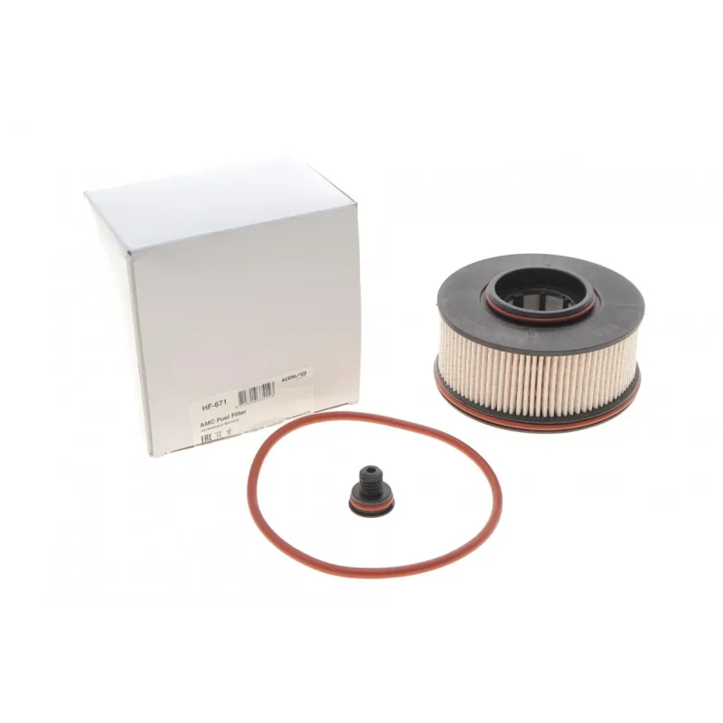 Фільтр паливний KAVO PARTS HF-671 для Hyundai Santa Fe 2.0/2.2 CRDi 2018-, 113x68 мм