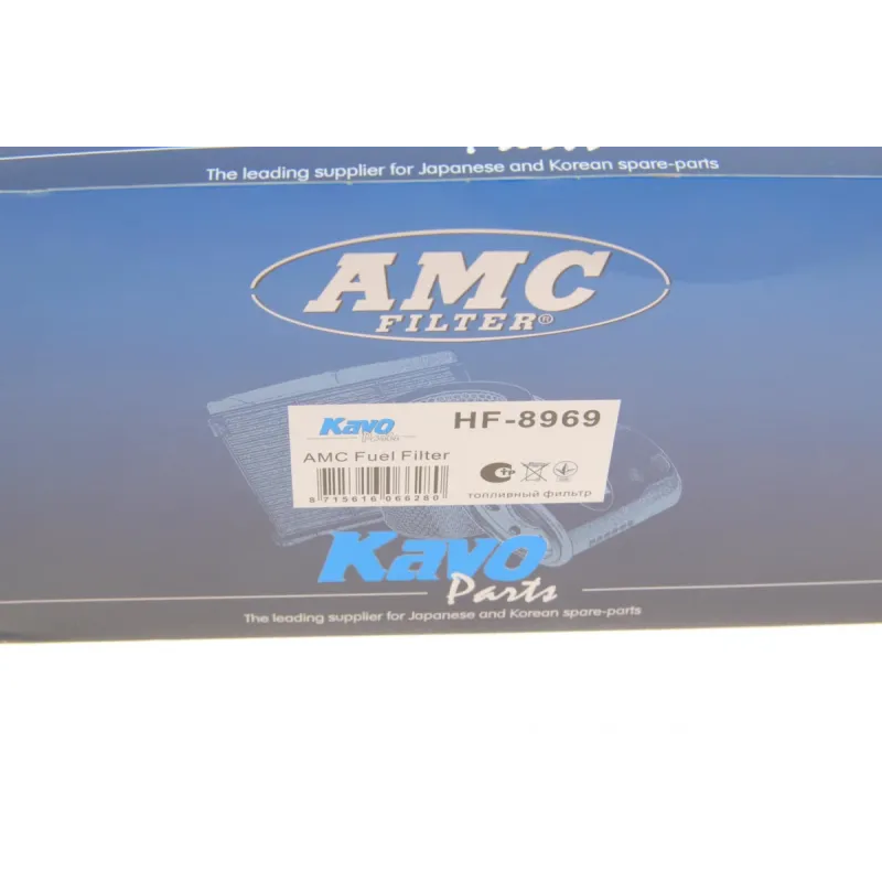 Фільтр паливний KAVO PARTS HF-8969 для Honda CR-V III (RE) 2.0 2007-2012, EDIX (BE) 1.7/2.0 2004-2005, 121x41x294 мм