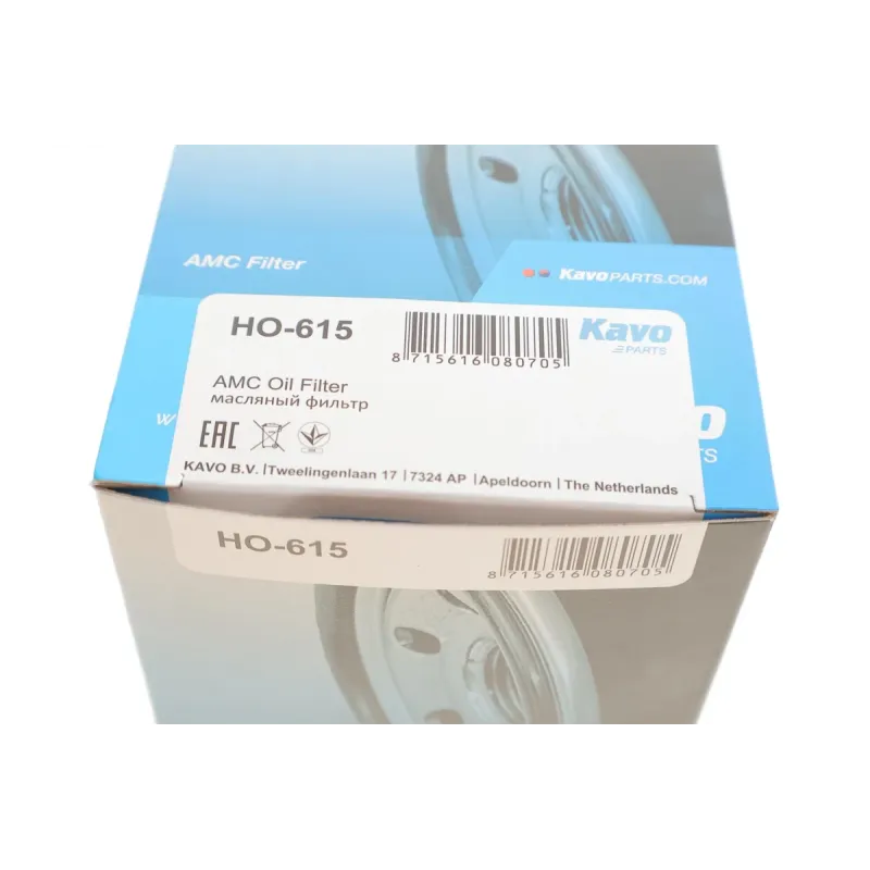 Фільтр масляний KAVO PARTS HO-615 для Hyundai Tucson, Kia Sportage 2.0 CRDi 16V 04-15, 84x148 мм