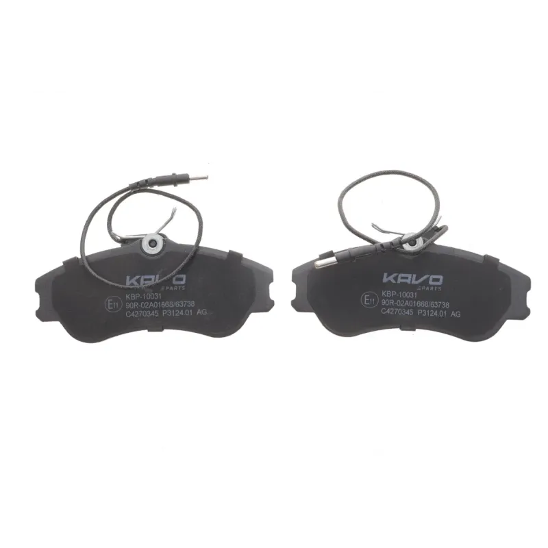 Колодки гальмівні передні KAVO PARTS KBP-10031 для Citroen Berlingo, Peugeot Partner 1996-, 130x57x19 мм