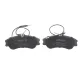 Колодки гальмівні передні KAVO PARTS KBP-10031 для Citroen Berlingo, Peugeot Partner 1996-, 130x57x19 мм