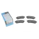 Колодки гальмівні задні KAVO PARTS KBP-1020 для Chevrolet Lacetti, Nubira 2005-, 104x34x13.9 мм
