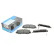 Колодки гальмівні передні KAVO PARTS KBP-2002 для Honda Accord 1993-2003, Civic 1997-2001, 149x53x17.5 мм