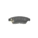 Колодки гальмівні передні KAVO PARTS KBP-2003 для Honda Civic V/VI/VII, CRX III 1991-2005 (137x57x16.3 мм)