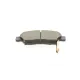 Колодки гальмівні передні KAVO PARTS KBP-2003 для Honda Civic V/VI/VII, CRX III 1991-2005 (137x57x16.3 мм)
