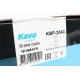 Колодки гальмівні передні KAVO PARTS KBP-2043 для Honda Accord VIII 2008-, Civic IX 2012- 155x63x16.7 мм
