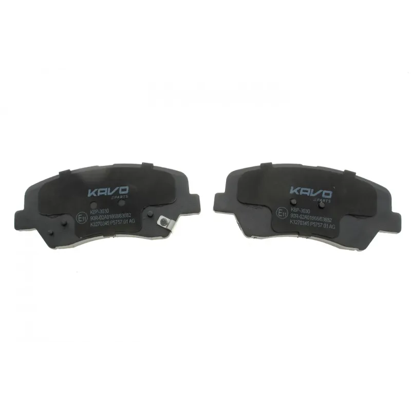 Колодки гальмівні передні KAVO PARTS KBP-3030 для Hyundai Elantra/i30, Kia Ceed/Cerato, 133x60.2x17 мм