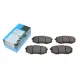 Колодки гальмівні передні KAVO PARTS KBP-4025 для Hyundai ix20, Kia Soul II, 130x56.4x16.9 мм